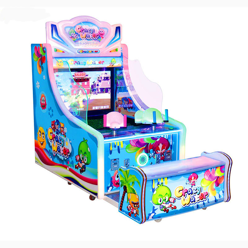 Water shooting machine is an entertainment device designed based on the principles of shooting games.