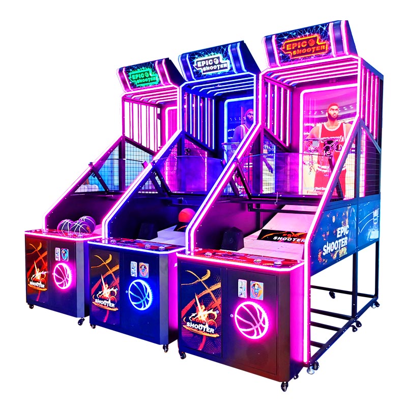 Basketball game machine.