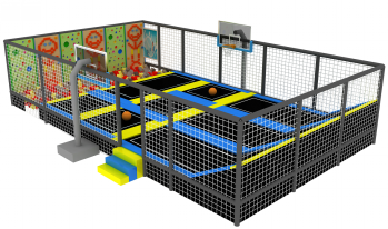 Trampoline party, let the children enjoy the energy!