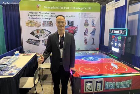 Ifun park booth in 2022 IAAPA expo